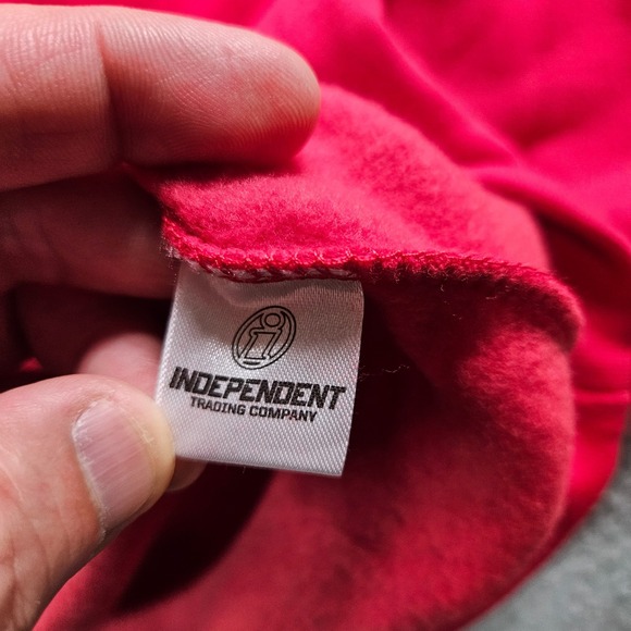 NEW AKOO Sweater Men 3XL Fleece Lined Manassehy Hip Hop Red Cool - Picture 5 of 10